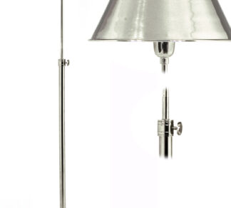 Επιδαπέδιο Φωτιστικό Μπρούτζος-Νίκελ 160cm