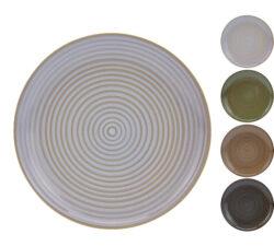 Πιάτο stoneware (20cm) με ανάγλυφη ρίγα