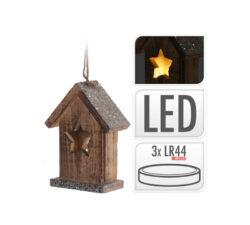 Κρεμαστό διακοσμητικό σπιτάκι με Led