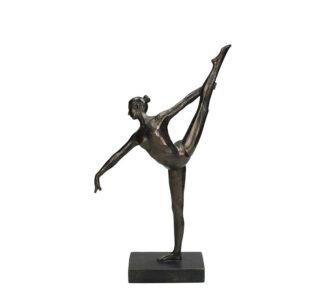 Διακοσμητική μπαλλαρίνα μπρονζέ χρ., 32.5cm