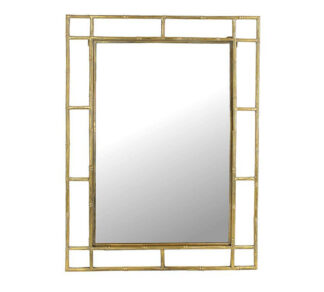 Καθρέπτης με χρυσή μετ/κή κορνιζα σχ.Bamboo