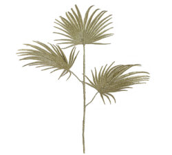 Κλαδί areca x 3 χρυσό glitter