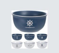 Μπολ stoneware (450ml) σε 6 ναυτικά σχδ.
