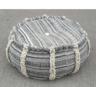 Χαμηλό στρογγυλό πουφ