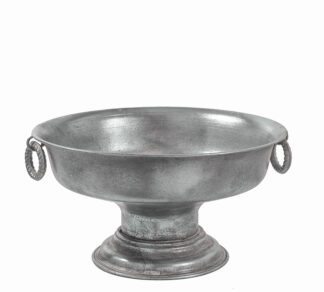 Μεταλλική κουπ αντικέ Ασημί 20cm