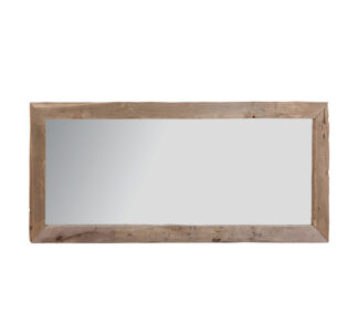 Καθρέπτης με κορνίζα από ανακυκλωμένο teak, 100x70cm