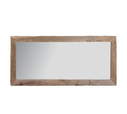 Καθρέπτης με κορνίζα από ανακυκλωμένο teak, 100x70cm