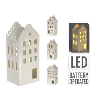 Σπιτάκια από πορσελάνη με Led