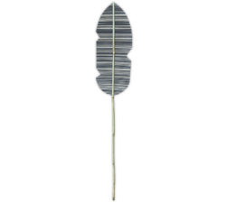 Διακοσμητικό φύλλο Bamboo φυσ./μαύρο χρ.