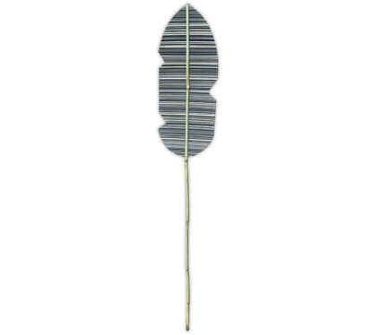Διακοσμητικό φύλλο Bamboo φυσ./μαύρο χρ.