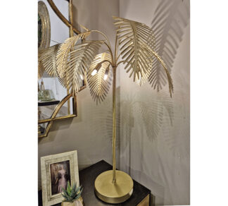 Επιτραπέζια λάμπα "Palm" σε χρυσό χρ.