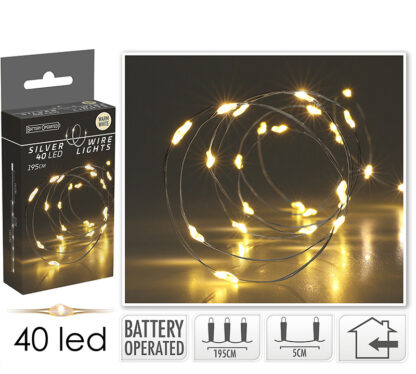 40 microled μπαταρίας σε σειρά