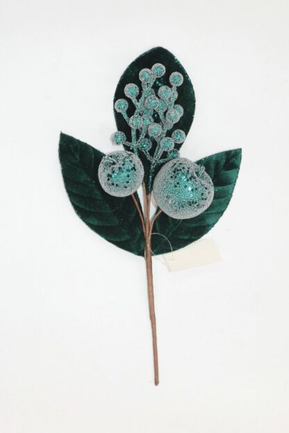 Beaded apple pick Emerald clr