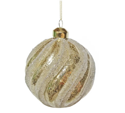 Glass Ball Beaded Champaign