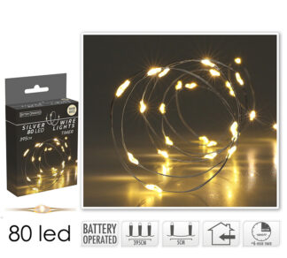 80 microled μπαταρίας με timer