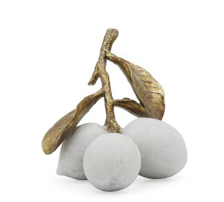 Kλαδί με 3 λεμόνια stone finish 17.3cm