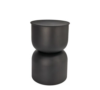 Side table "U" σε μαύρο χρώμα διαμ.31cmx46cm