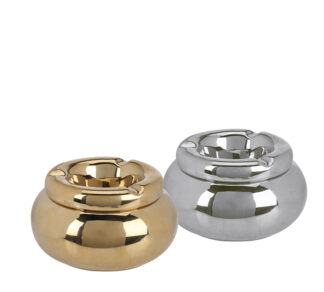 Tασακι κεραμικο σε χρυσό & ασημί χρ.