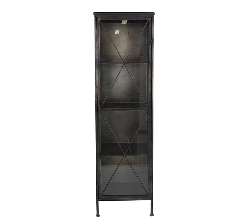 Vintage Μεταλλική Βιτρίνα