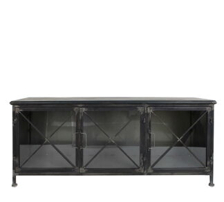 Vintage Μεταλλικό Χαμηλό Ερμάριο