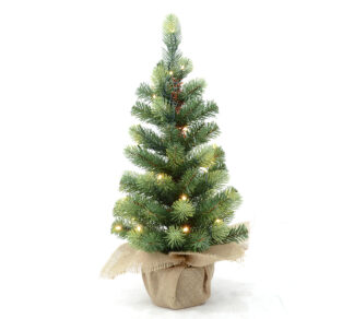 Έλατο (pe&pvc) 2 tone green 60cm & 30led