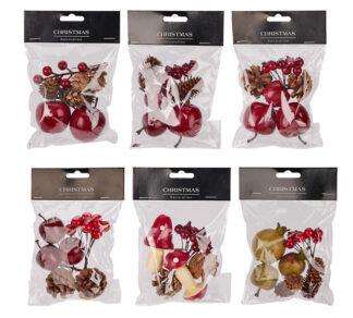 Ανάμικτα υλικά χριστ/κης διακόσμησης σακουλάκι