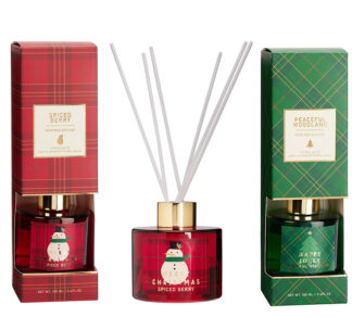 Αρωμ.έλαιο 100ml σκωτζεζικο καρώ συσκ.δώρου 2 χρ.