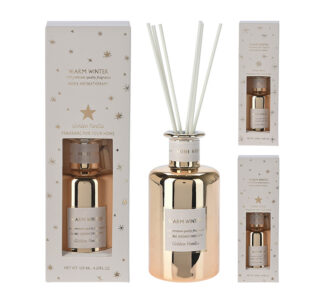 Αρωμ.έλαιο 125ml λευκό/χρυσό συσκ.δώρου 2 σχ.