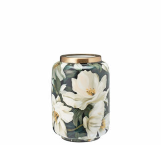 Βάζο εμαγέ "Μανώλια" 15x20.5cm