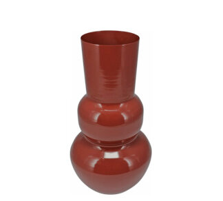 Βάζο εμαγέ κεραμιδί χρ. 16x30cm