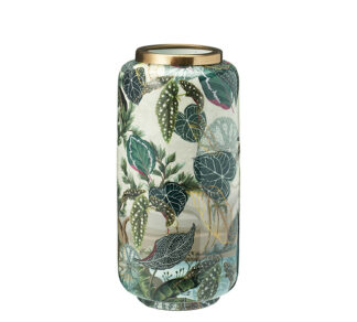 Βάζο εμαγέ σχ."Jungle" 15x30cm