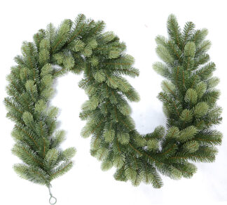 Γιρλαντα mixed (pe&pvc) 2 tone green 180cm