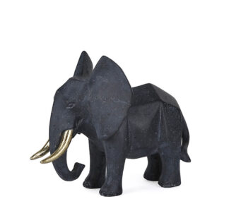 Διακοσμητικός ελέφαντας μαύρο χρ.