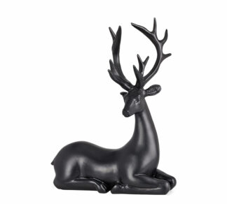 Ελάφι καθιστό (2σχ) σε μαύρο χρ.