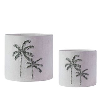 Κασπώ terracotta "Palm" σετ 2 τεμ.