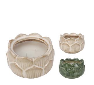 Κερί σε κεραμικό βάζο σχ.λωτός