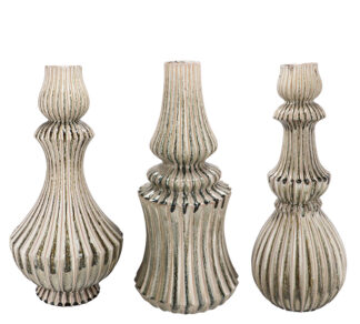 Κεραμικά βάζα "Rustic" σε 3 σχ.