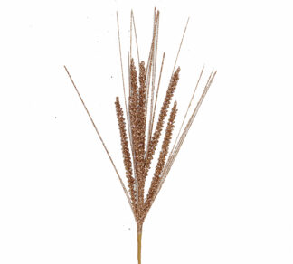 Κλαδί βούρλο ροζ/χρυσό στρας 45cm