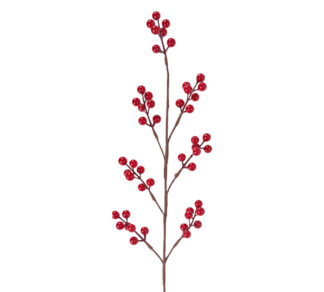Κλαδί κόκκινα berries 75cm