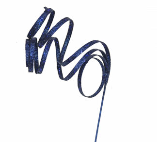 Κλαδί σπιράλ μπλε στρας 85cm