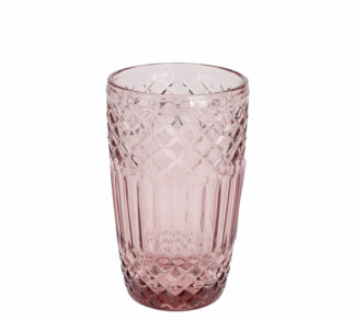 Ποτήρι νερoύ 380ml vintage pink