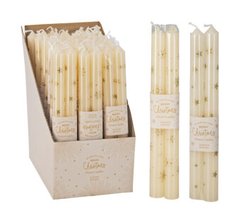 Σετ 2τεμ. κερί Βιέννης 2x25cm