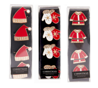 Σετ/4 δαχτυλίδι για πετσέτα 3 σχδ.