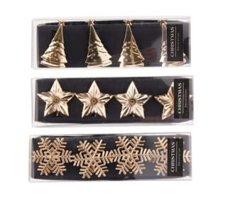 Σετ/4 δαχτυλίδι για πετσέτα 3 σχδ.