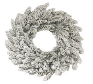 Στεφανι deluxe snow 50cm