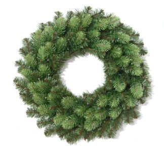 Στεφανι mixed (pe&pvc) 2 tone green 50cm