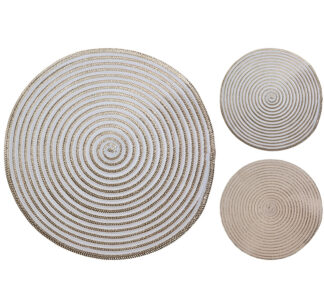 Στρογγυλό σουπλά (p.p) σχ.spiral 38cm