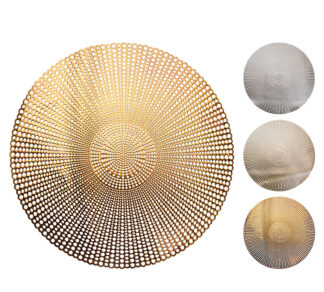 Στρογγυλό σουπλά p.v.c σε 3 χρ.