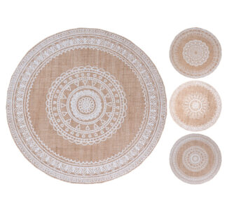 Στρογγυλό σουπλά από "γιούτα"