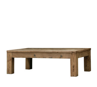 Τραπέζι Coffee από μασίφ ξύλο σχ.ψαροκόκκαλο